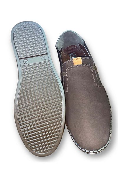 Voyager Ανδρικά δερμάτινα παπούτσια - Καφέ Nubuck, Saddle, Model 5102