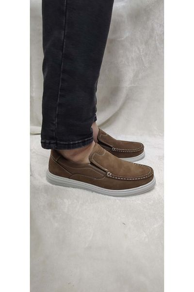 Voyager Ανδρικά παπούτσια Real Sand Nubuck Leather - Casual (6141-1)