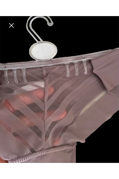 GCC İSTANBUL Laser Cut Women's Panties - Non-Marking, Comfortable Fit, Tulle Mink Back