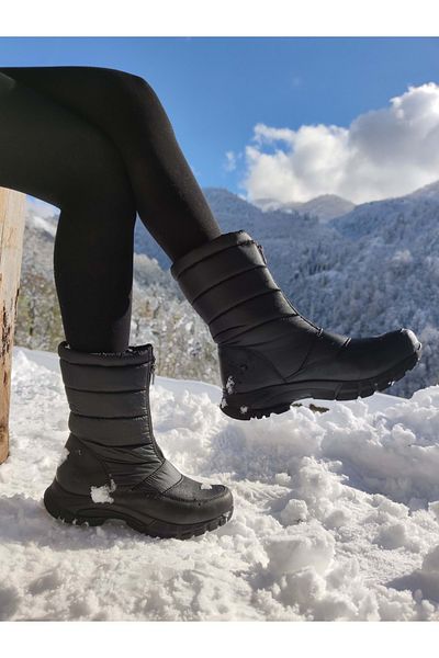 ÇİĞDEM KUNDURA Snow 3 - Μπότες χιονιού με μοτίβο κρόκου