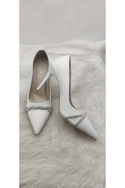 ÇİĞDEM KUNDURA Black Stoned Crocus Stiletto - My Stls1