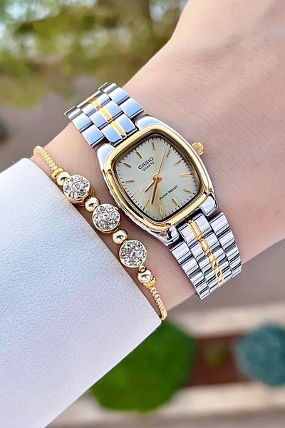 Casio Gold Metallic Color Women's Wrist Watch