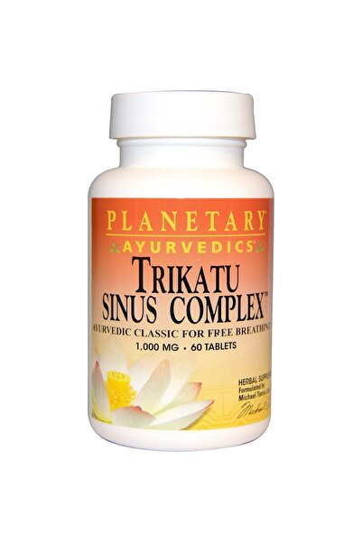 Planetary Herbals مركب تريكاتو للجيوب الأنفية، 1000 ملجم، 60 قرصًا