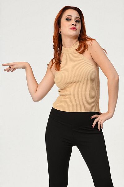 Miss Poem Tricotaj subțire fără mâneci