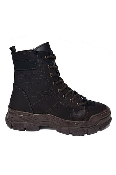 Voyager 9375 Nubuck Γυναικείες Μπότες από Γνήσιο Δέρμα με Fleece Εσωτερικά