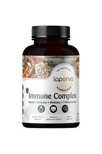 Laperva Mushroom Immune Complex, 60 Veggie Capsules
