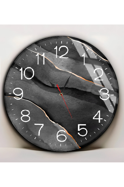 Harikabirev HARİKABİREV | PIECE DE STICLA (CEAS) NEGRU AUR Pictură abstractă ...