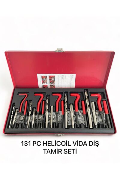 Genel Markalar 131 PC HELİCOİL VİDA DİŞ TAMİR SETİ