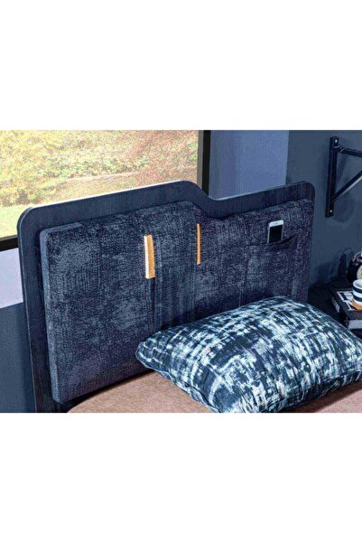 Bubuhome Dark Kapaklı Genç Odası Takımı ( Dolap Çamaşırlık Çalışma Masası Karyola )