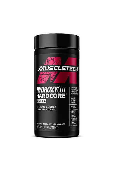 MUSCLETECH Hydroxycut Hardcore Elite, 110 Capsules