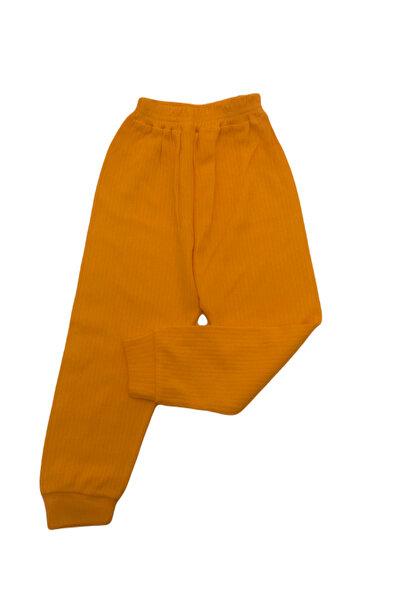 VATAN KIDS Sarı Renk Bebek Fitilli Pijama Altı