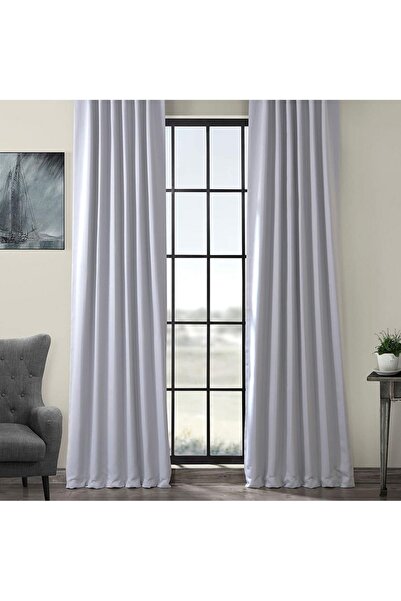 İpeksi Fon Perde , Soft Safir Kumaş, Petek Dokulu 1*2,5 Normal Sıklıkta Pileli