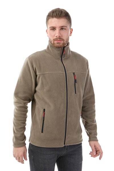 VEGA PORT Μπουφάν Unisex Green Bato γιακά με φερμουάρ και 3 τσέπες εξωτερικού χώρου