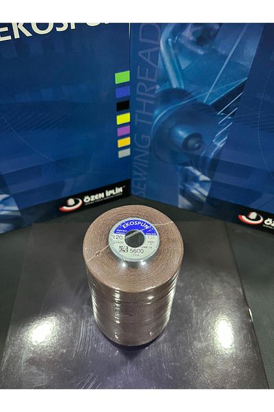 AYHANMAK Sewing Thread 120 No 5000m Polyester Ekospun, High Strength, Ultra Quality