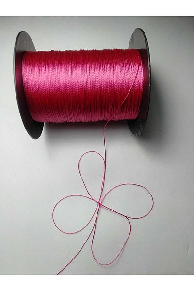 Eskişehir hobi sanat Pink Colored 0.5 mm 400 Meters Rosary Thread