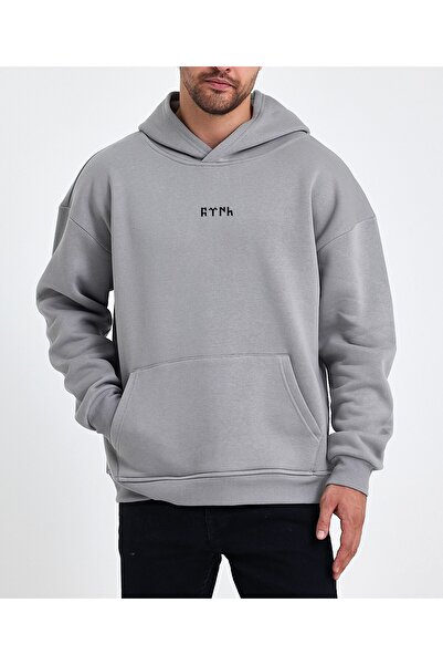 Uniquetex Φούτερ VEK με κουκούλα με βέλος - Oversize