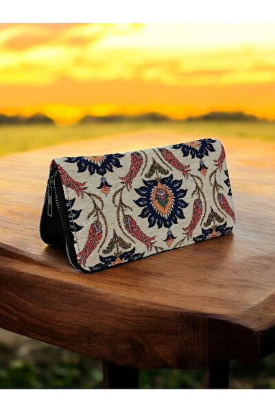 Eldenör Women's Woven Hand Knitted Wallet - Knit Detailed Kübey