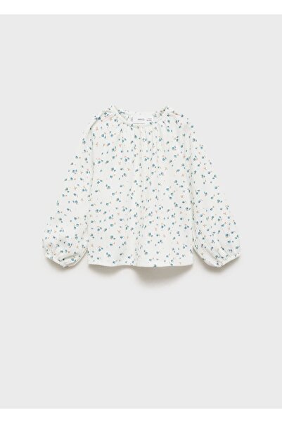 MANGO Baby Ανθισμένη μπλούζα με φλοράλ στάμπα