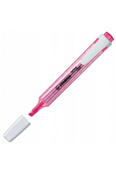 Stabilo Pack of 10 Pink Highlighter Swing Cool 275/56