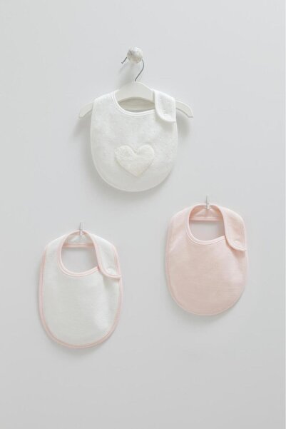 Caramell مريلة مخملية بنمط قلب مكونة من 3 قطع للفتيات الجدد