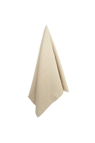 İ&DBABY 1 Piece Khaki Color 75X75 cm 100% Cotton Single Layer Muslin Fabric Baby Blanket
