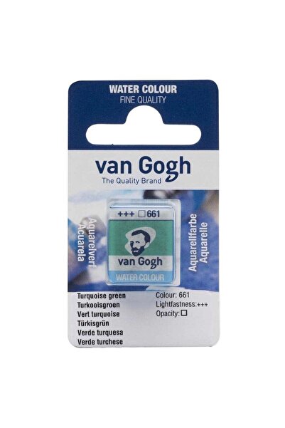 Van Gogh 20866611 TABLET SULU BOYA YEDEĞİ - TURQUOISE GREEN 661
