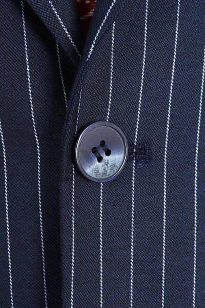 Kadir Büyükkaya Kırlangıç Yaka İki Düğmeli Erkek Takım Elbise-KAX1311S