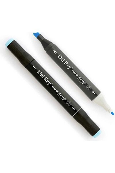 Del Rey Pb185 Model Twin Marker - Pale Blue Light