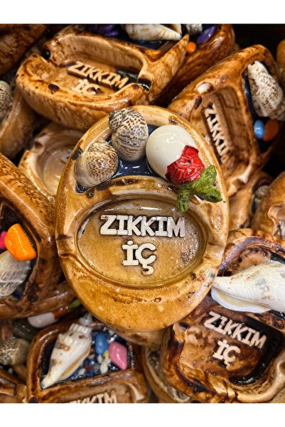 Ephesus Hediyelik Zıkkım İç Oval Kül Tablası