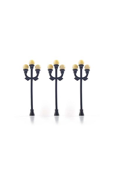 Jordania Model Je04p-t233 Garden/Street Lamp Triple 1/100 6v