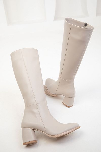 SOHO Beige Damenstiefel – Modell 19833