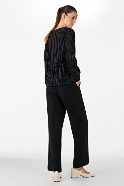 YAS. Dámská tkaná halenka s uzavřeným výstřihem – Pre100