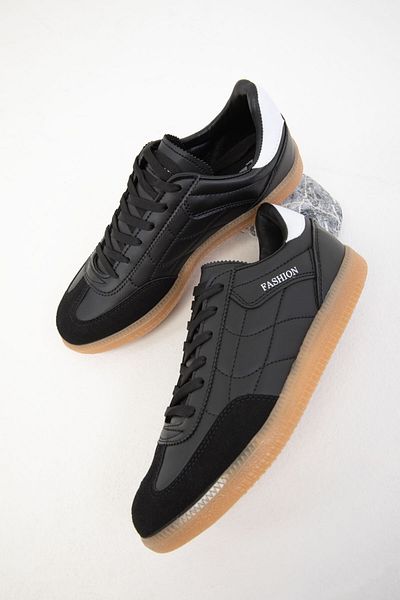 SOHO Černo-bílé unisex tenisky 19792