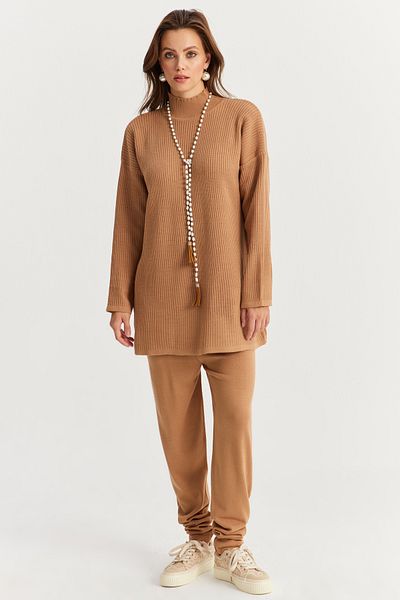 Cool & Sexy Nuv9 Women's Knitwear Biscuit Set - Lower and Upper Set