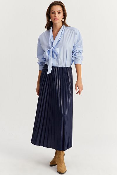 Cool & Sexy Lilafarbener Faltenrock für Damen mit Gummizug in der Taille GÇ190