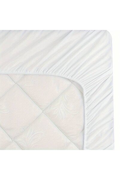 Faiend White Color Micro Fitted Mattress Cover - Full Sided, Liquid Waterproof, Single/Double Mattress Protector Sheet