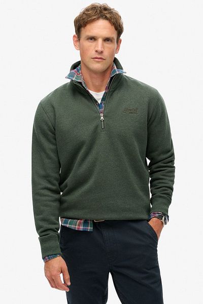 SUPERDRY Henley Essential Logo T-Shirt