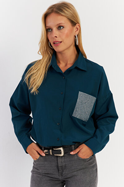 Cool & Modest Cămașă de damă Oil Pocket Stone MZER414