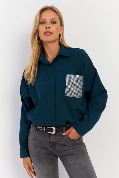 Cool & Modest Cămașă de damă Oil Pocket Stone MZER414