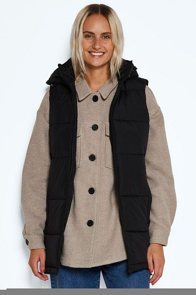 Noisy May Women/Girls Black BLACK Vest