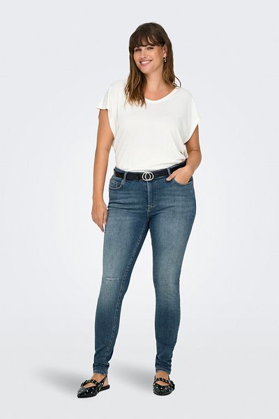 Only Carmakoma Вузькі джинси CARWILLY Mittlere Taille Skinny Fit Jeans