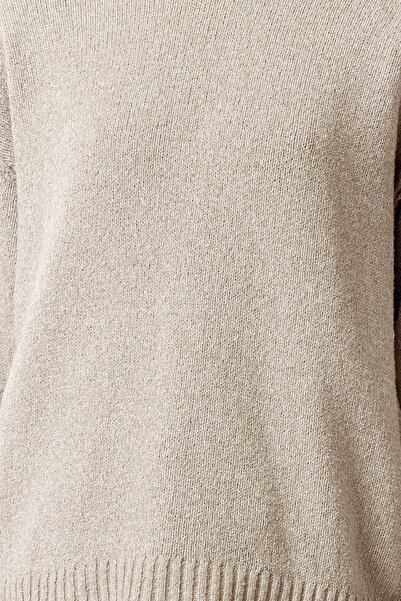Trendyol Collection Wide Fit - Stone Color Sustainable Knitwear Sweater Twoaw25Kz00307