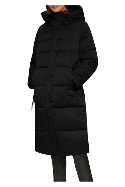 s.Oliver Detailně zateplená prošívaná mikina na zip a knoflík
