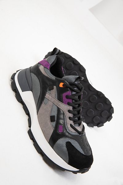 SOHO Black-Smoked Women's Sneaker 19766