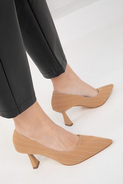 SOHO Nude Classic Women's Heeled Shoes - 19663