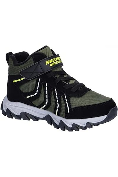 SKECHERS Černé kozačky a kozačky