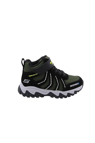 SKECHERS Černé kozačky a kozačky