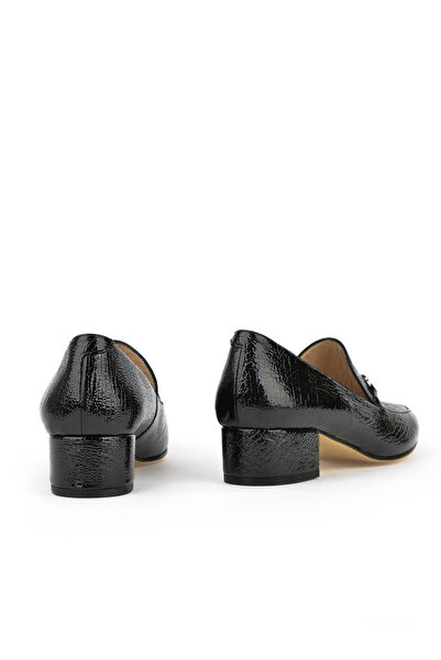 Ziya Γυναικεία παπούτσια με τακούνι από γνήσιο δέρμα μαύρο - 1431030Z16072