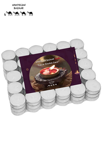 Rubinlicht Tealight 90'lı Buhardanlık Mum Kokusuz 3 Saat Dayanıklı 1. Kalite ...