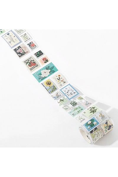 GUGUK Bullet Journal - Flower Express Themed Roll Sticker